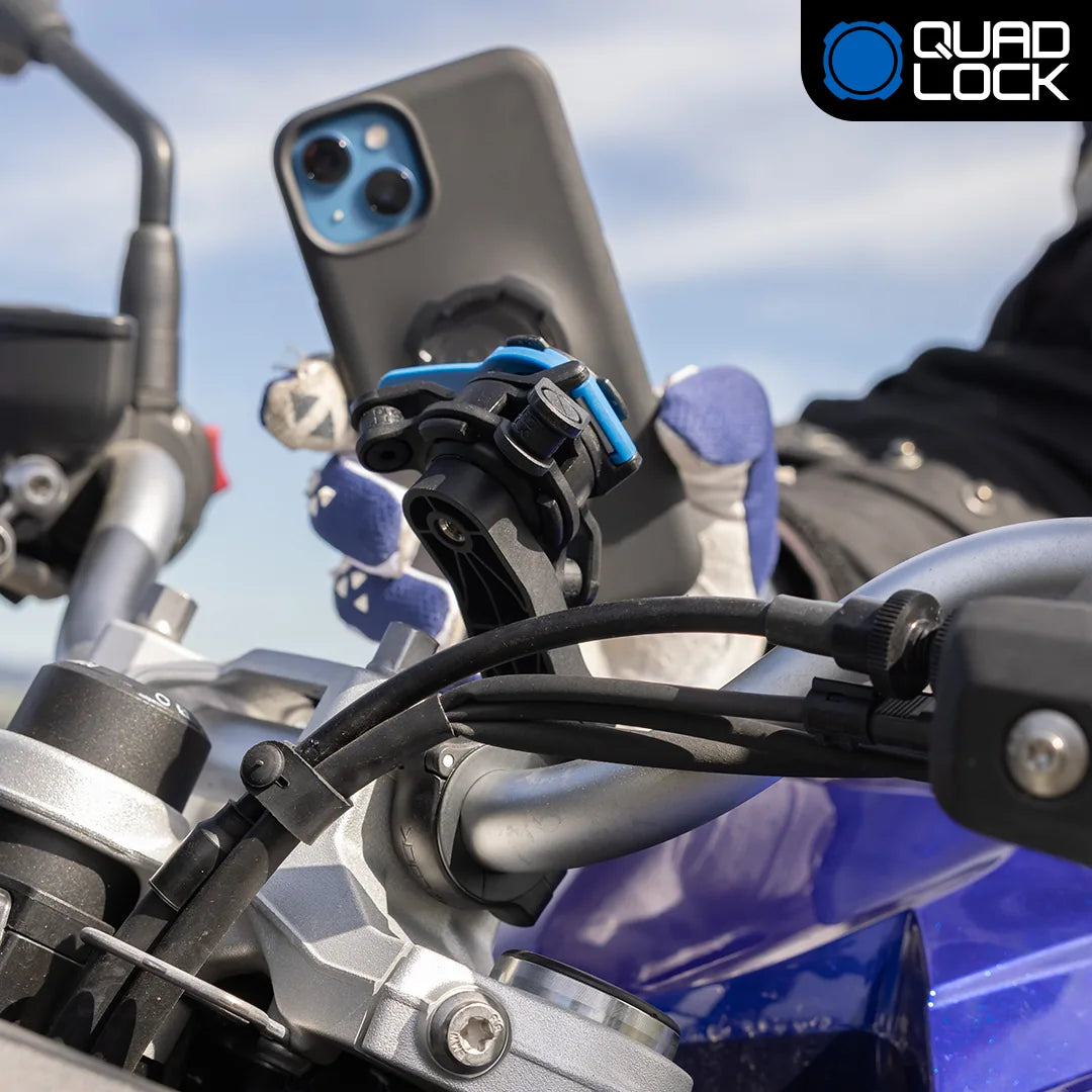 Support de Guidon Moto Antivibrations